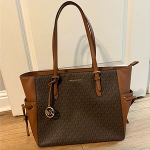 Michael Kors Signature Brown and Tan Tote
